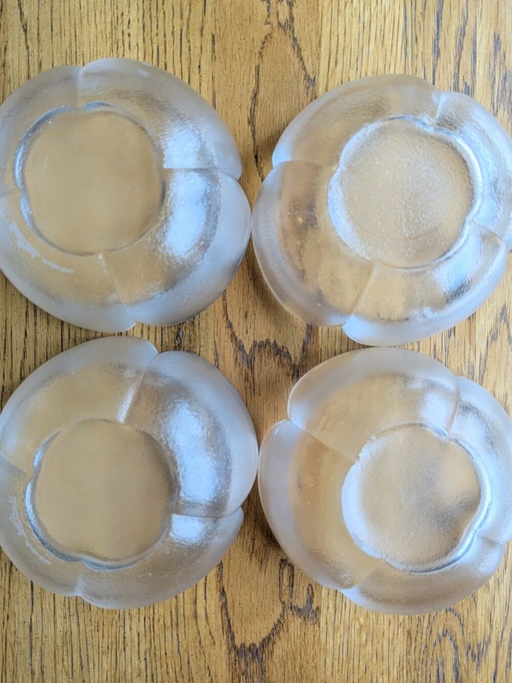 Vintage Rosenthal Studio Line Frosted Petal Bowls - Set of 4 - Bjorn Wiinblad - Picture 5 of 13